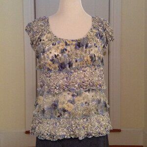 ABstudio Ruffle elastic short sleeve XL